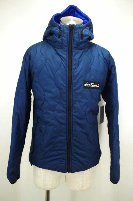 WILDTHINGS （ワイルドシングス） HOODED PRIMALOFT　リバーシブルキルティング中綿ブルゾン メンズ アウター