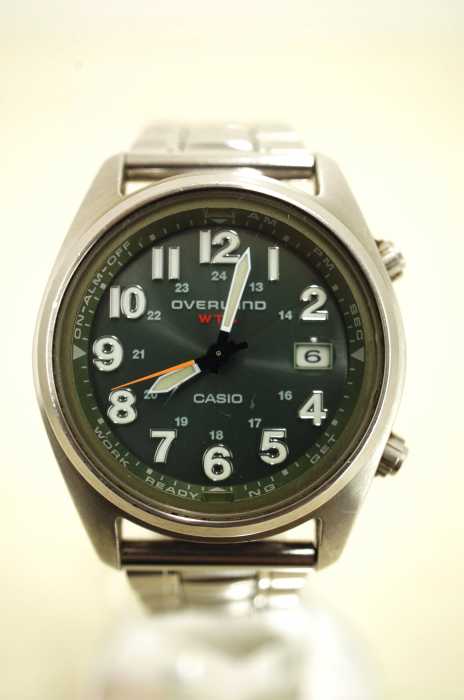 CASIO （カシオ） OVERLAND オーバーランド ソーラー時計 メンズ ファッション雑貨