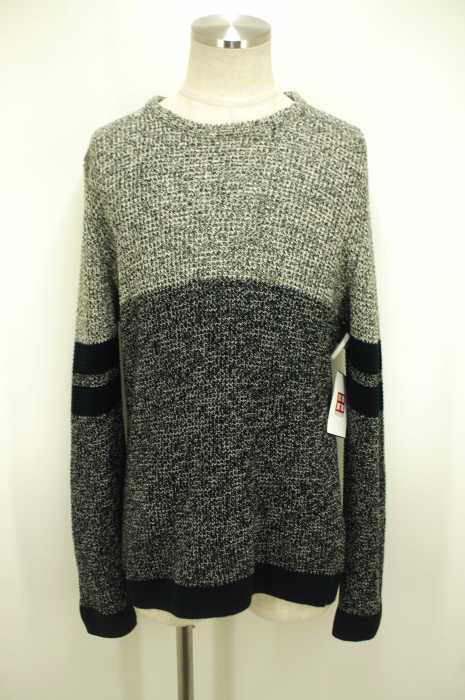 ZARA MAN (ザラマン) バイカラーニットトップス メンズ トップス