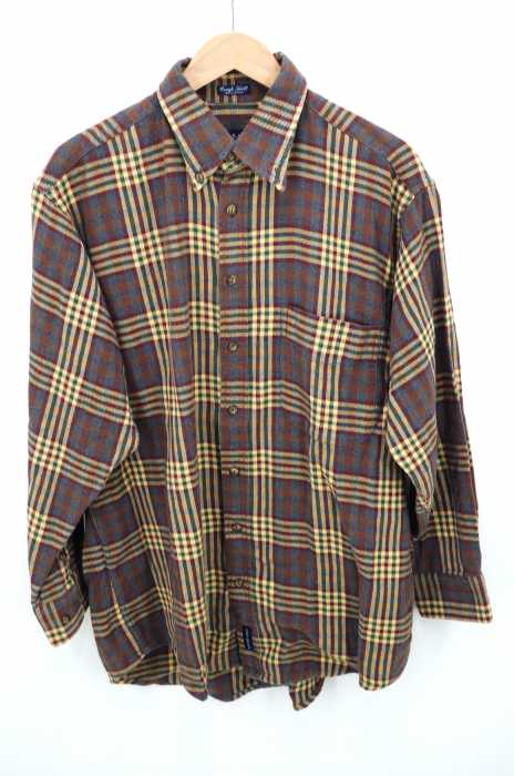 GANT（ガント） タータンチェック柄 ワイドシルエットコットンボタンダウンシャツ メンズ トップス