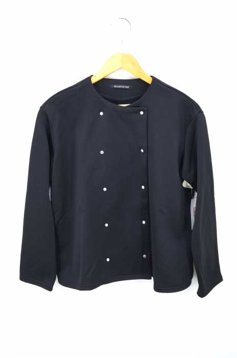 mizuiro ind（ミズイロインド） crew neck double button sweat C/D レディース アウター