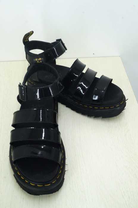 Dr.Martens （ドクターマーチン） パテントレザーストラップサンダル レディース シューズ