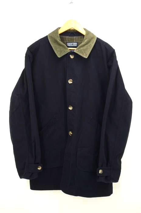 LANDS END（ランズエンド） 襟コーデュロイコート メンズ アウター