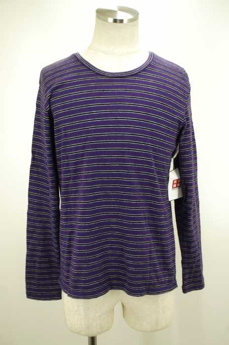 UNITED ARROWS green label relaxing （ユナイテッドアローズグリーンレーベルリラクシング） クールネックボーダーカットソー メンズ トップス
