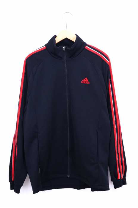 adidas (アディダス) メッシュ切替 3ライントラックジャケット メンズ アウター