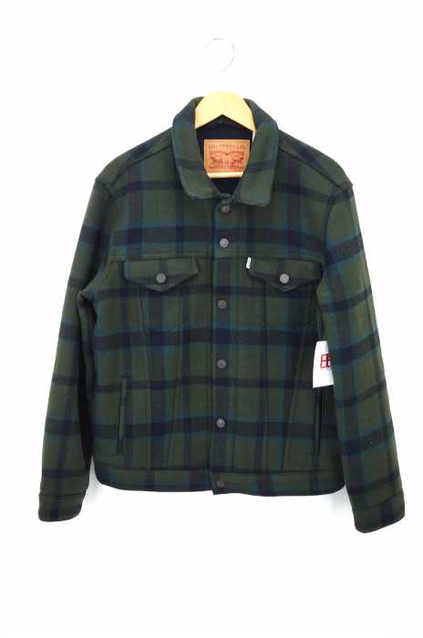 Levi's （リーバイス） チェック柄ウールジャケット メンズ アウター