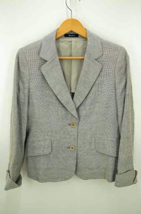 Aquascutum アクアスキュータム ポケット付き無地半袖ポロシャツ メンズ トップス ブランド古着買取販売バズストア