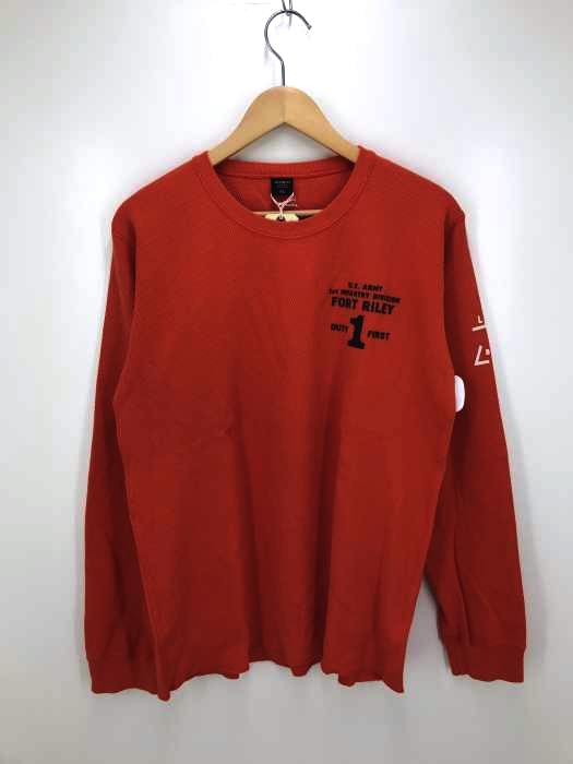 AVIREX（アヴィレックス） ハニカムワッフル ロングスリーブTシャツ メンズ トップス