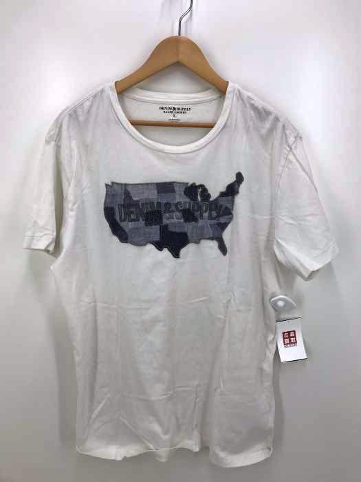 DENIM&SUPPLY RALPH RAUREN（デニムアンドサプライラルフローレン） パッチワーク クルーネックカットソー メンズ トップス