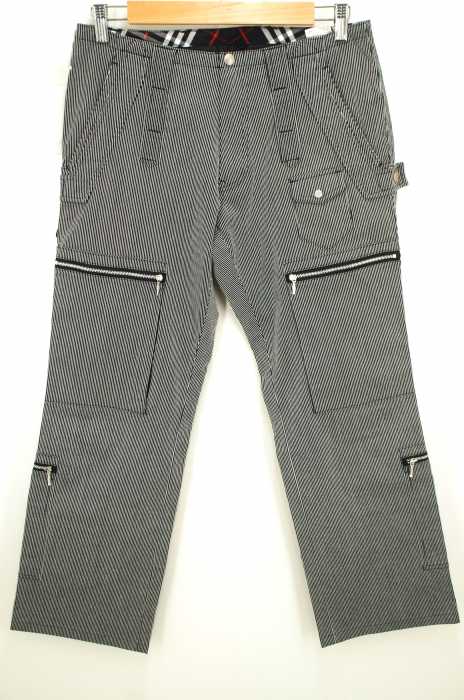 BURBERRY BLACK LABEL （バーバリーブラックレーベル） ストライプカーゴパンツ メンズ パンツ
