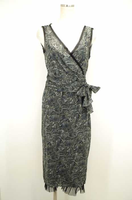 SPORTMAX (スポーツマックス) 総柄シフォンワンピース レディース ワンピース