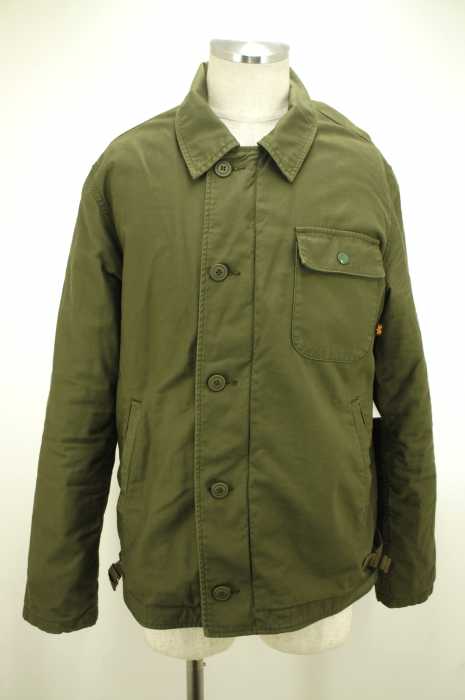 ALPHA INDUSTRIES （アルファインダストリーズ） A-2 コットンサテン デッキ メンズ アウター