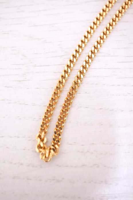 USED古着 (ユーズドフルギ) K18 チェーンネックレス レディース アクセサリー