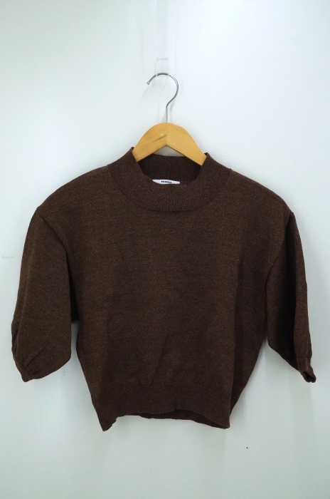 MURUA （ムルーア） 19ss グリッターハーフニット レディース トップス