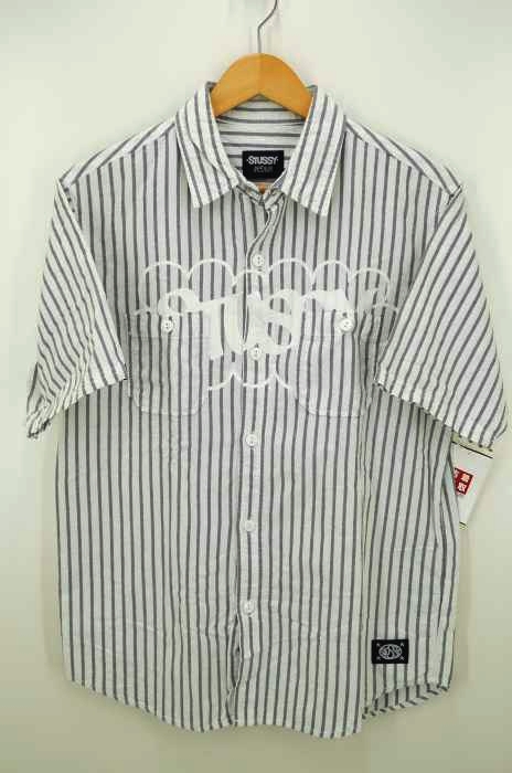 Stussy(ステューシー) ペイント調ストライプシャツ メンズ トップス