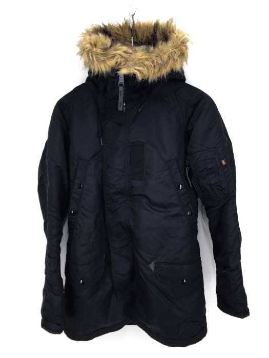 ALPHA INDUSTRIES(アルファインダストリーズ) N-3B フーデッドモッズコート メンズ アウター
