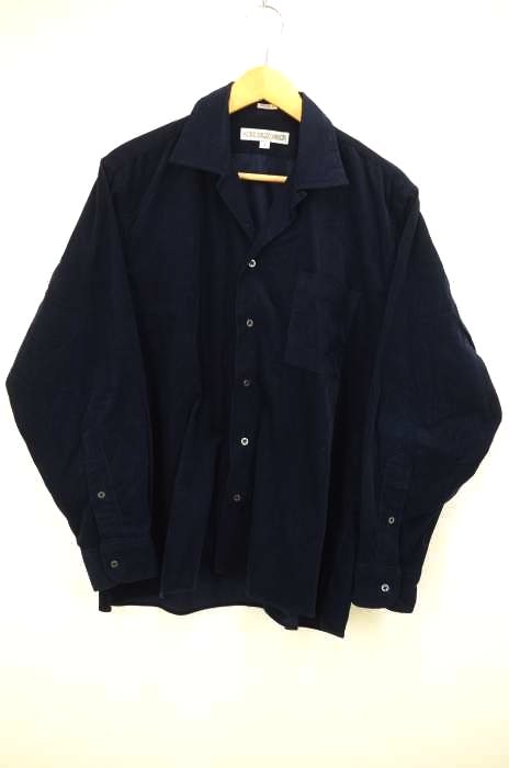 INDIVIDUALIZED SHIRTS（インディビジュアライズドシャツ） ATHLETIC FIT 細コーデュロイ開襟シャツ メンズ トップス