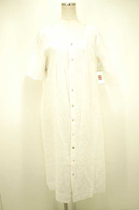 nest Robe （ネストローブ） リネンシエルボタンワンピース レディース ワンピース