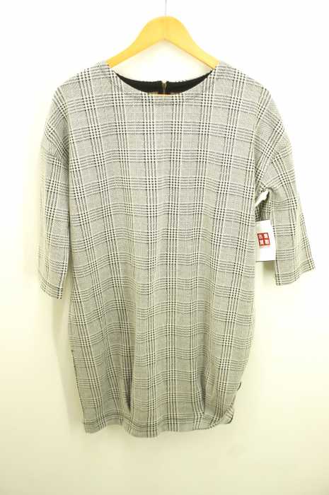 UNITED ARROWS green label relaxing （ユナイテッドアローズグリーンレーベルリラクシング） T/C グレンチェック コクーンOP レディース ワンピース
