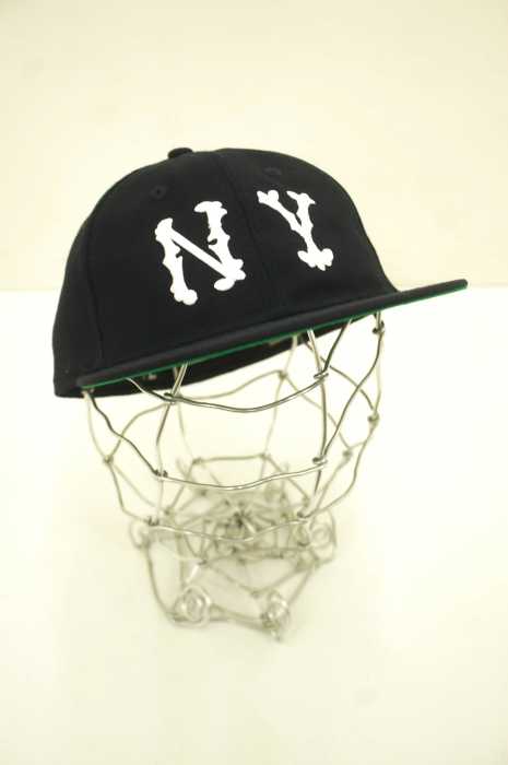 NEW ERA (ニューエラ) NYロゴ刺繍ベースボールキャップ メンズ 帽子