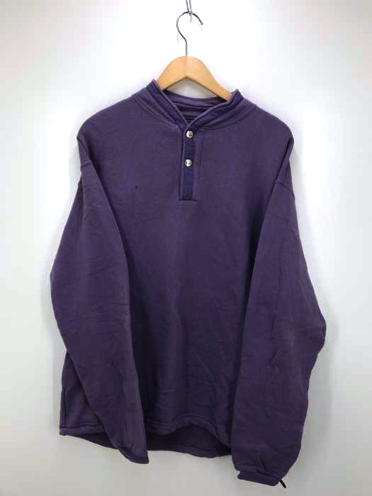 Battenwear（バテンウエア） ロゴ刺繍ヘンリーネックスウェット メンズ トップス