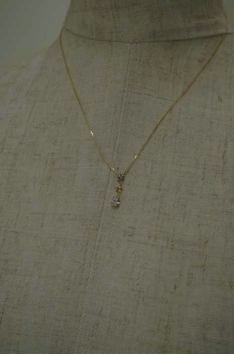 Samantha Tiara（サマンサティアラ） k10 スター付きネックレス レディース アクセサリー