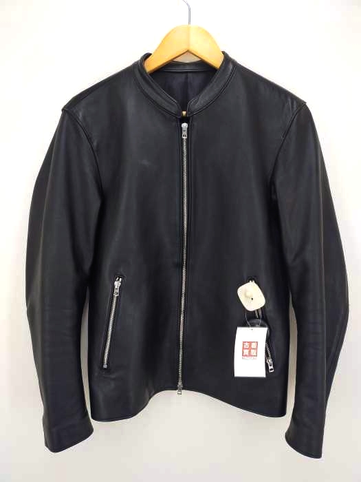 LIDnM(リドム) ラムレザー シングルライダースジャケット メンズ アウター