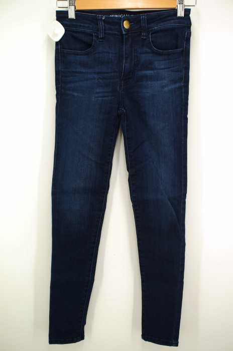 AMERICAN EAGLE OUTFITTERS （アメリカンイーグルアウトフィッターズ） HI RISE JEGGING ストレッチスキニーデニムパンツ レディース パンツ