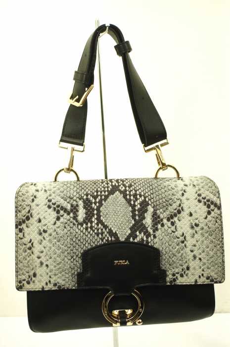 FURLA(フルラ) パイソン柄切替 レディース バッグ