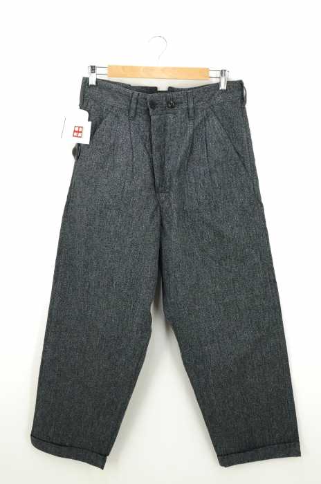Yohji Yamamoto POUR HOMME （ヨウジヤマモトプールオム） 10SS メランジ調 ヘビーコットンワイドワークパンツ メンズ パンツ