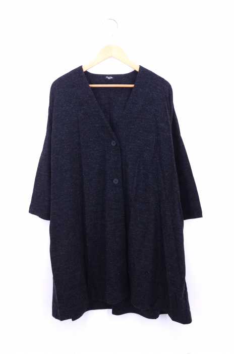 Marble Sud（マーブルシュッド） 霜降り ウール混ロングカーディガン レディース トップス