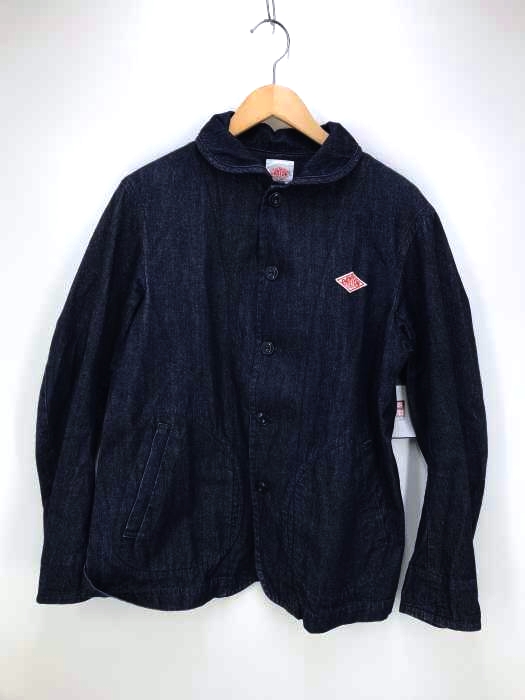 DANTON(ダントン) denim round collar work jacket デニムラウンドカラーワークジャケット メンズ アウター