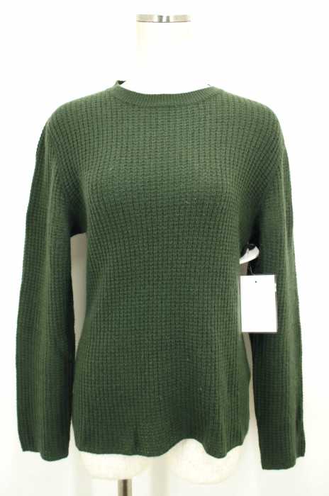 MIRROR OF Shinzone （ミラーオブシンゾーン） 14AW カシミヤワッフルニットトップス レディース トップス