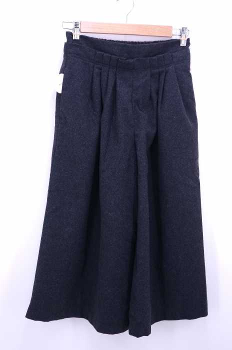 AZUL by moussy （アズールバイマウジー） 18AW  ウエストギャザークロップドワイドパンツ レディース パンツ