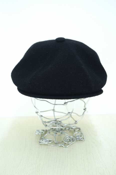 KANGOL (カンゴール) ロゴ刺繍ウールキャスケット メンズ 帽子