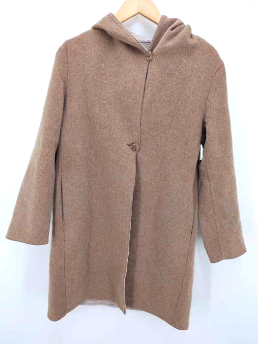UNIQLO(ユニクロ) ダブルフェイスフーデットコート レディース アウター