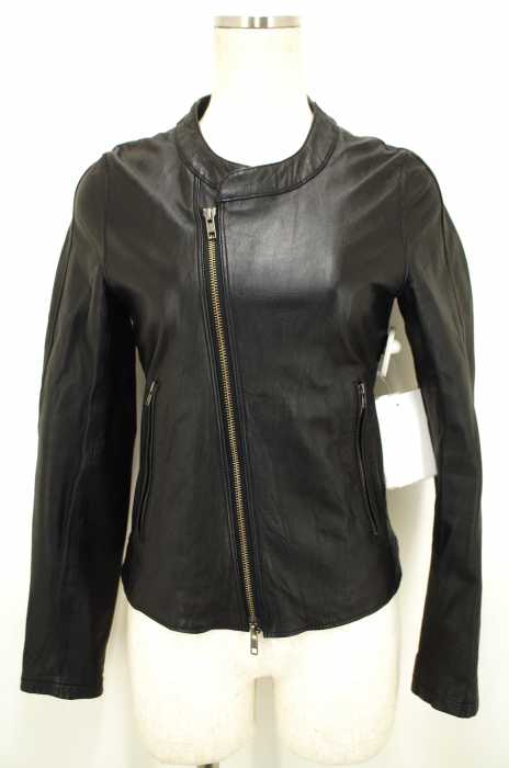 UNITED ARROWS green label relaxing （ユナイテッドアローズグリーンレーベルリラクシング） LAMB S/NL レザージャケット ラムレザーブルゾン レディース アウター