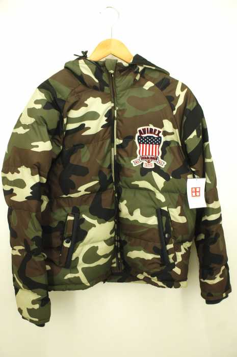 AVIREX （アヴィレックス） VARSITY パディングパーカージャケット メンズ アウター