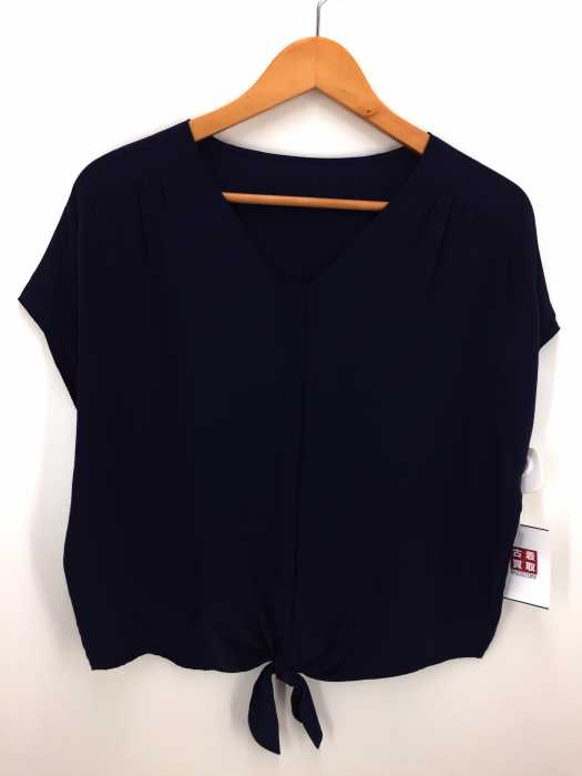 BALLSEY（ボールジー） ノースリーブフロントデザインシルクブラウス レディース トップス