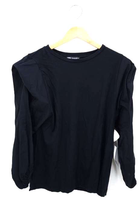 ZARA（ザラ） コントラストボリューミートップス レディース トップス