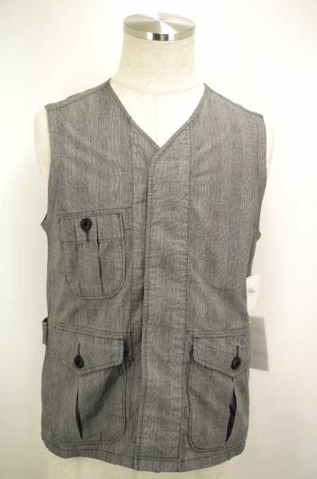 UNITED ARROWS green label relaxing （ユナイテッドアローズグリーンレーベルリラクシング） チェックブリティッシュアーミーベスト メンズ トップス