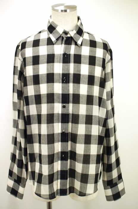 FACETASM (ファセッタズム) BLOCK CHECK SUPERB SHIRT チェックシャツ メンズ トップス