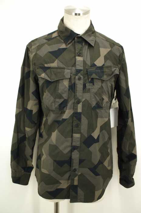 G-Star RAW ジースターロゥ 総柄プリント ミリタリージャケット S G-Star RAW ジースターロゥ 総柄プリント ミリタリージャケット S