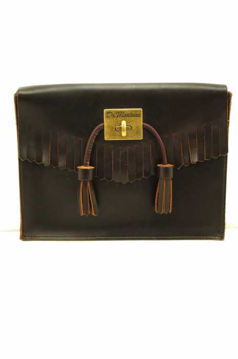 Dr.Martens （ドクターマーチン） FRINGE LEATHER CLUTCH CHARRO メンズ バッグ