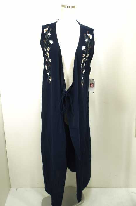 moussy （マウジー） EMBROIDERY FLOWER GILLET レディース トップス