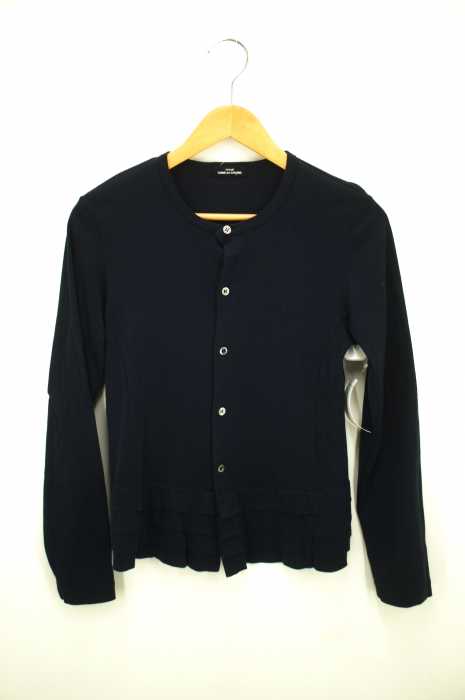 tricot COMME des GARCONS (トリココムデギャルソン) AD2003 裾プリーツ切替混紡 レディース トップス