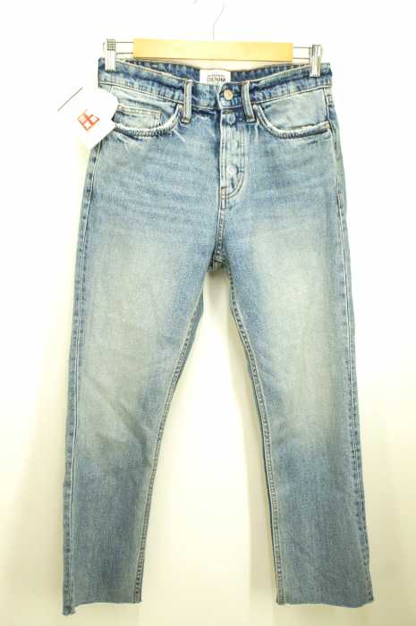 ZARA TRF （ザラティーアールエフ） USED加工ボタンフライデニムパンツ レディース パンツ