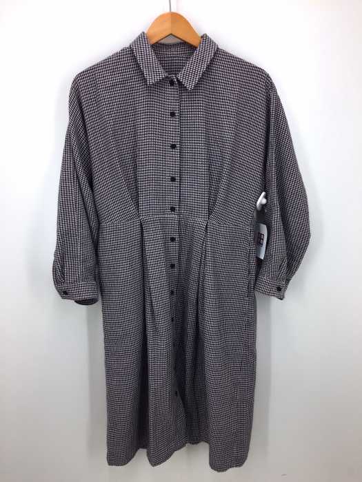 USED古着（ユーズドフルギ） チェック柄ロングシャツワンピース レディース ワンピース
