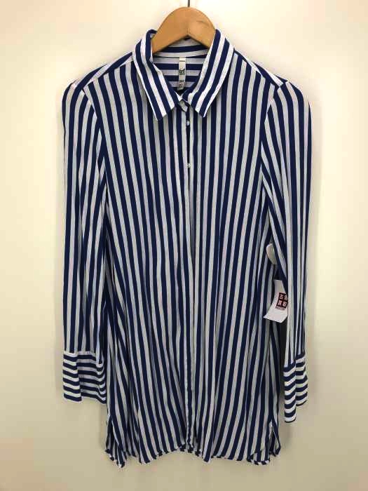 ZARA（ザラ） 比翼シャツ ストライプ レディース トップス