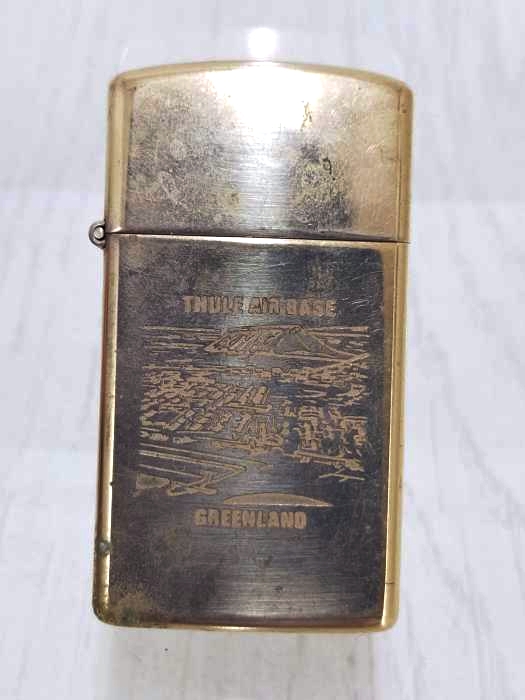 ZIPPO（ジッポ） THULE AIR BASE GREENLAND 1993 ZIPPO SLIM LIGHTER メンズ ファッション雑貨